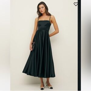 Reformation Gracen Satin Dress